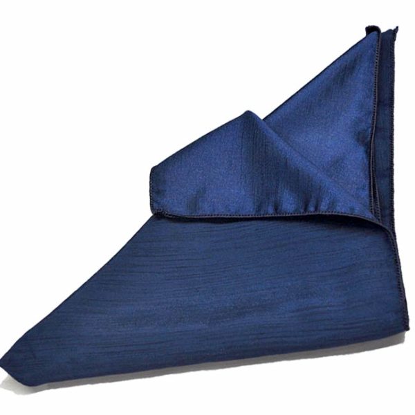 Two Sided Napkins Navy Blue Rental Products