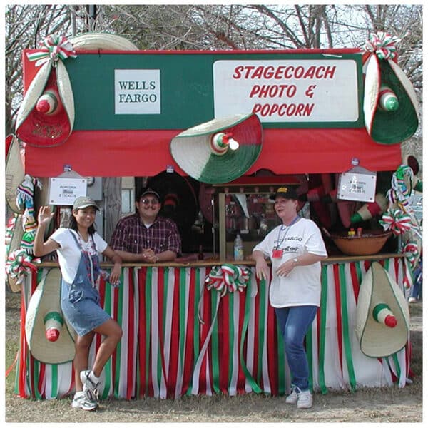 10x10 Red Green Booth