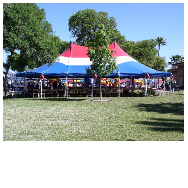 40x Red White Blue Tension Tent