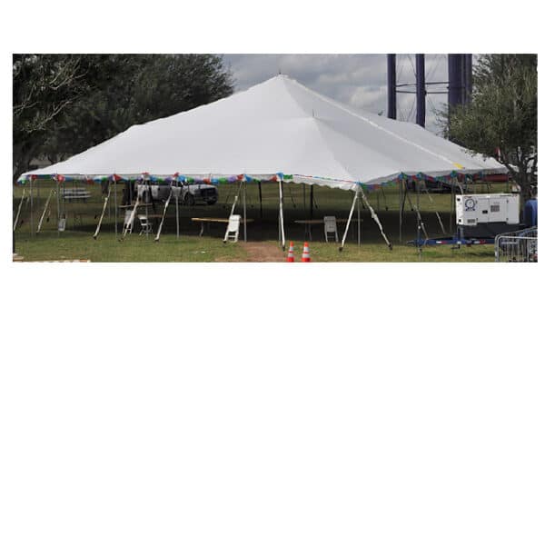 60x Pole Tent White