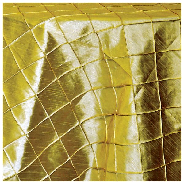 Pintuck Gold 120 Round Linen Rental Products