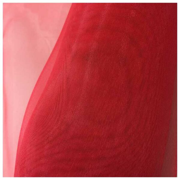 Sheer Organza Drape/Backdrop Red