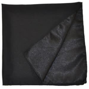 Dupioni/Silk Black 2 Sided Linen