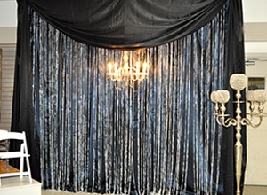 Waterfall Crystal Curtains 1 Panel 10'x10' Kit Rental Products