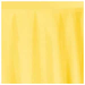Polyester Canary Yellow Tablecloth