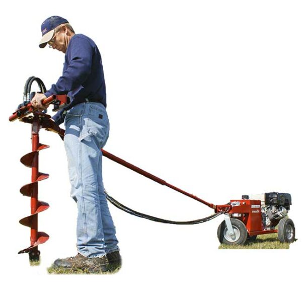 Little Beaver Post Hole Digger Auger - 10" X 42" - NEW 10X42-SSS