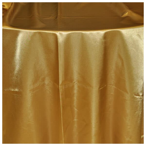 Satin Gold Tablecloth