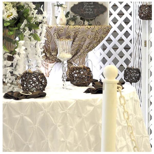 Wicker Ball T-light Candle Holder Party Equipment Rentals