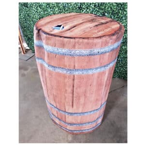Water Ballast Cover with Wine Barrel Print