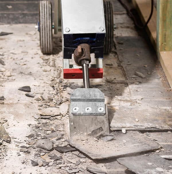 Tile Stripper Cart with Chipper