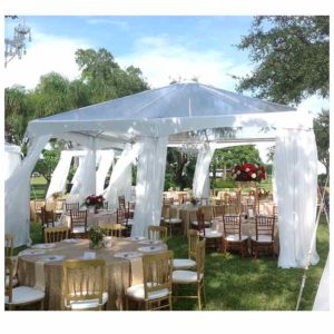 20x20 Clear Top Frame Tent Rental Products