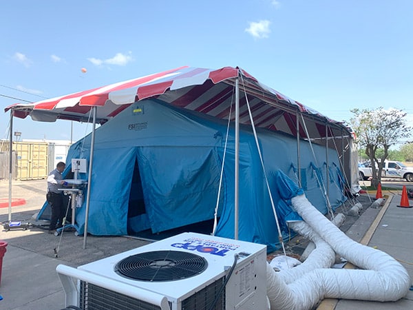 20x50 Tent Over Medical Tent