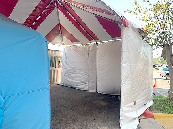 20x50 Tent Over Medical Tent