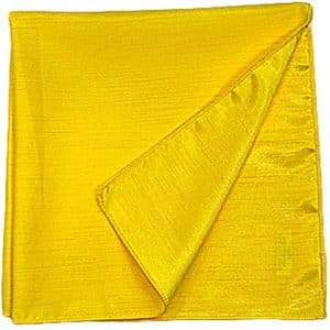 Dupioni/Silk Two Sided Lemon Yellow Linen Rental Product