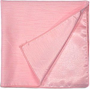 Dupioni/Silk Two Sided Light Pink Tablecloth Rental Product
