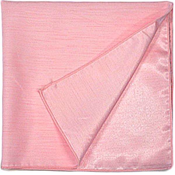 Dupioni/Silk Two Sided Light Pink Tablecloth Rental Product
