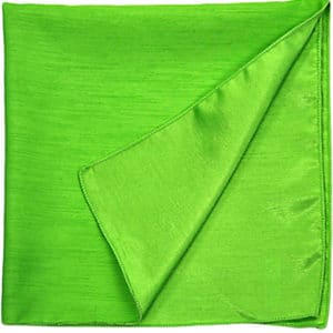 Dupioni/Silk Two Sided Lime Green Linen Rental Product
