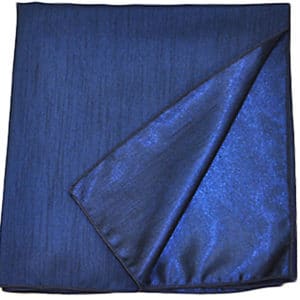 Dupioni/Silk Two Sided Navy Blue Linen Rental Product