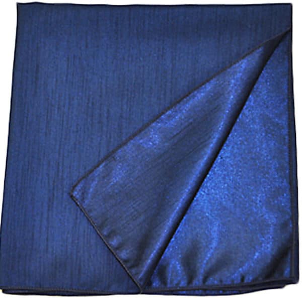 Dupioni/Silk Two Sided Navy Blue Linen Rental Product