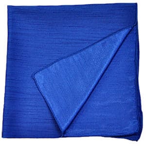 Dupioni/Silk Two Sided Royal Blue Linen Rental Product