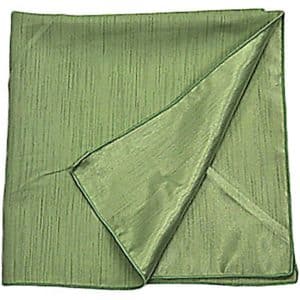 Dupioni/Silk Two Sided Sage Green Linen Rental Product