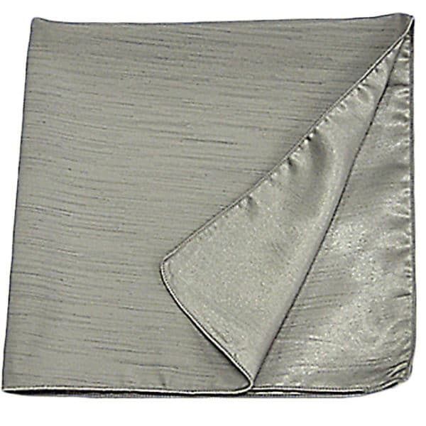 Dupioni/Silk Two Sided Silver Gray Linen Rental Product