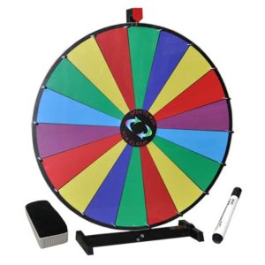 30" Tabletop Colorful Spin Prize Wheel