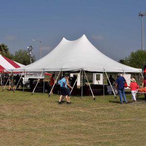 30x White Tension Tent Rental Products