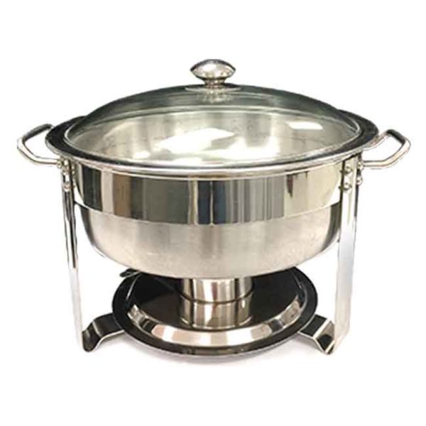 4 Qt. Round Chafer with Glass Lid