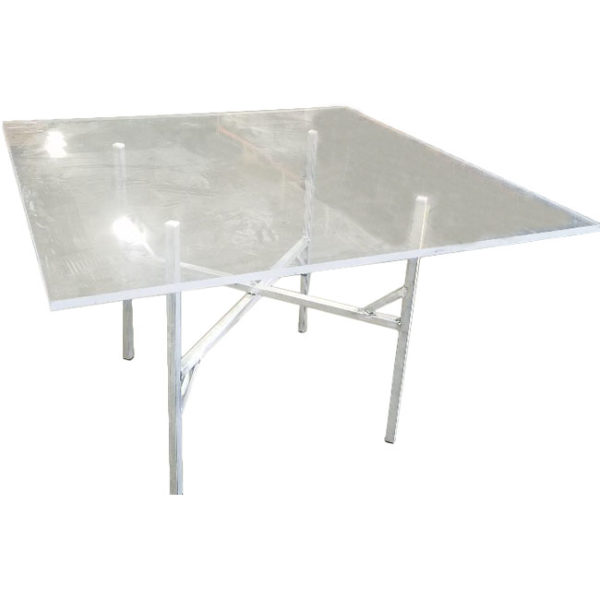 Clear Acrylic 4x4 Table