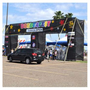 Customizable Double Scaffold Event Entrance Rental Products