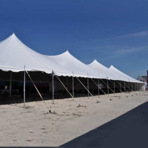 60x White Tension Tent Rental Products