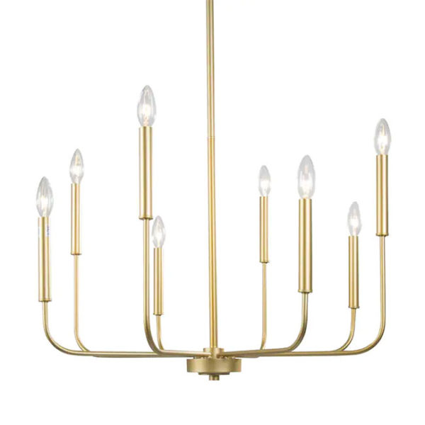 8-Light Gold Modern/Contemporary Chandelier Rental Products