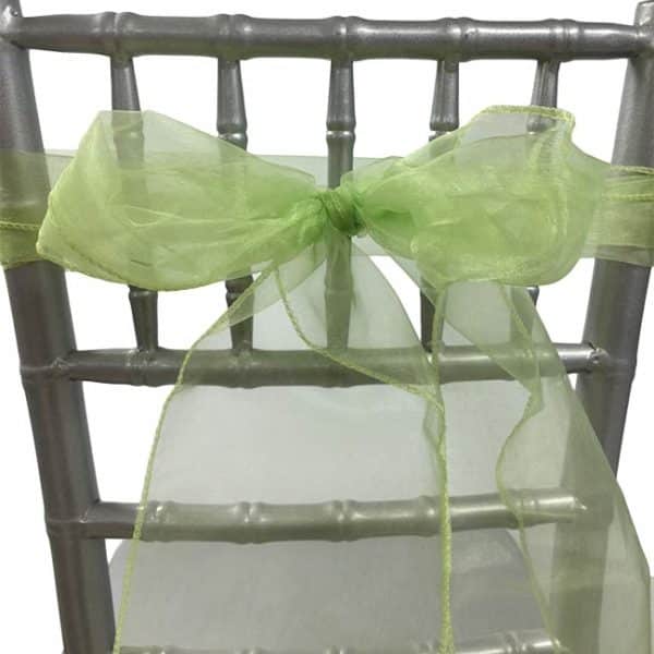 Chair Sash Apple Green Rental Products