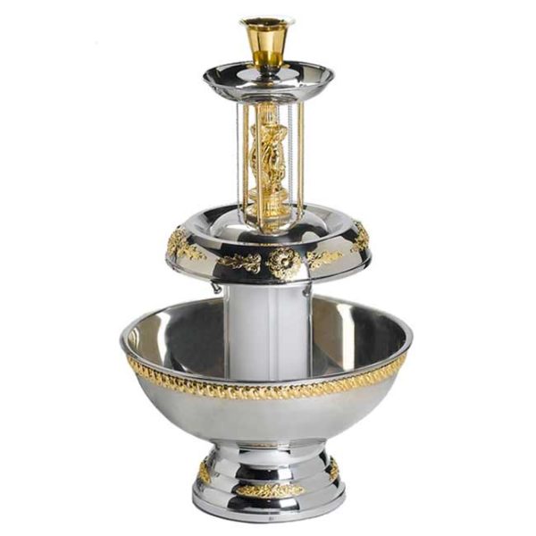 Silver with Gold Fountain for Rent
