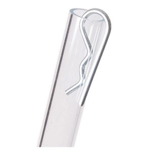 Clear Acrylic Ceiling Tube with Fastening Clip Rental Products