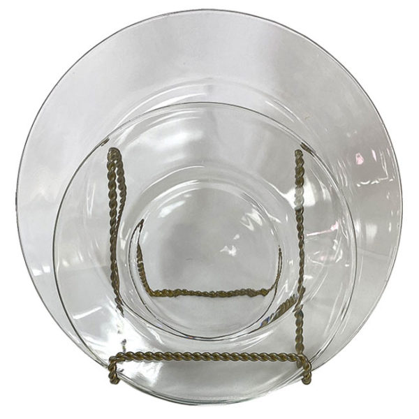 Clear Glass Dinner Plates Rental Products