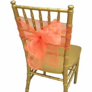 Chair Sash Coral Rental Products