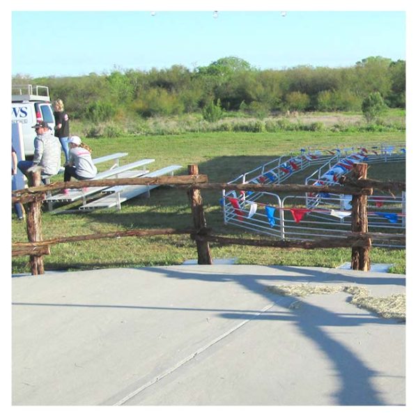 Decorative Post & Rail Fencing Rental Products