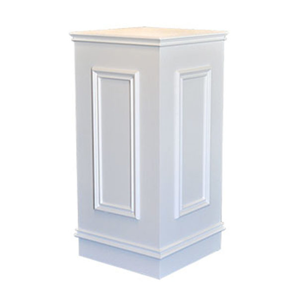 Elegant Square Column White Rental Products