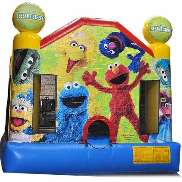 Elmo Sesame Street Permanent Theme Bouncer Rental Product