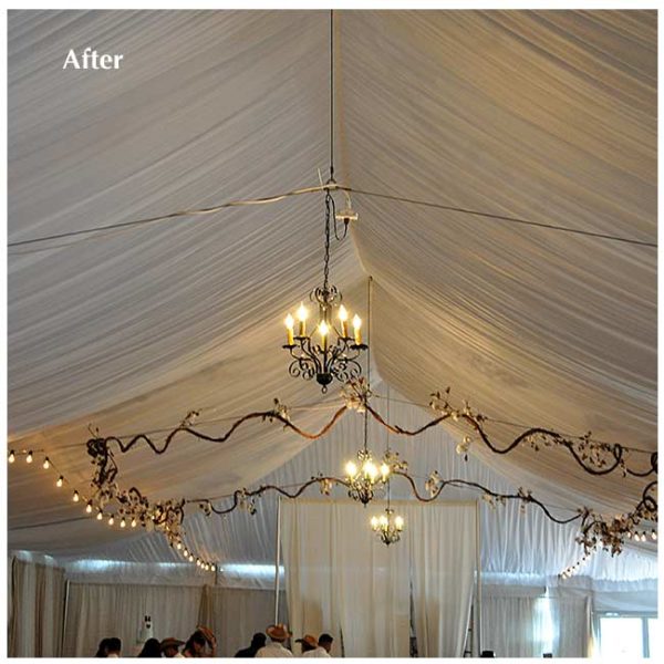 Fabric Tent Ceiling Liner Rental Product