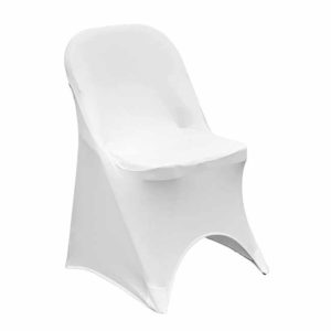 Folding Chair Cover Spandex White Rental Products