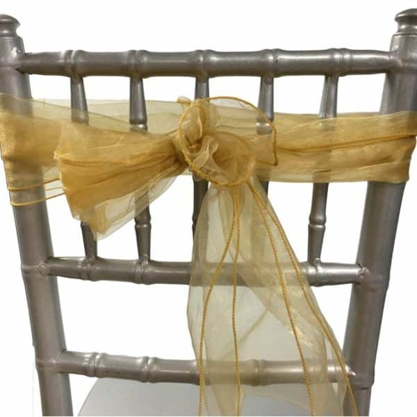 Chair Sash Gold Rental Products
