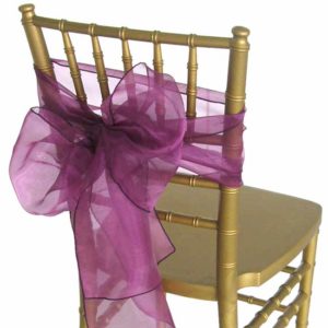 Chair Sash Grape Rental Products
