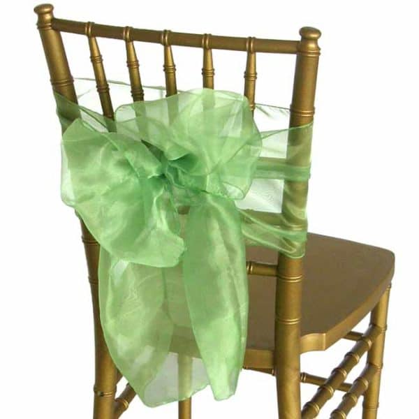 Chair Sash Lime Green Rental Products