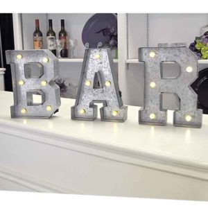 "Bar" Marquee 9" Letters Rental Products