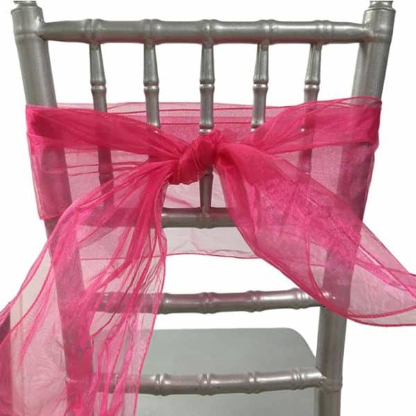 Chair Sash Neon Pink rental products