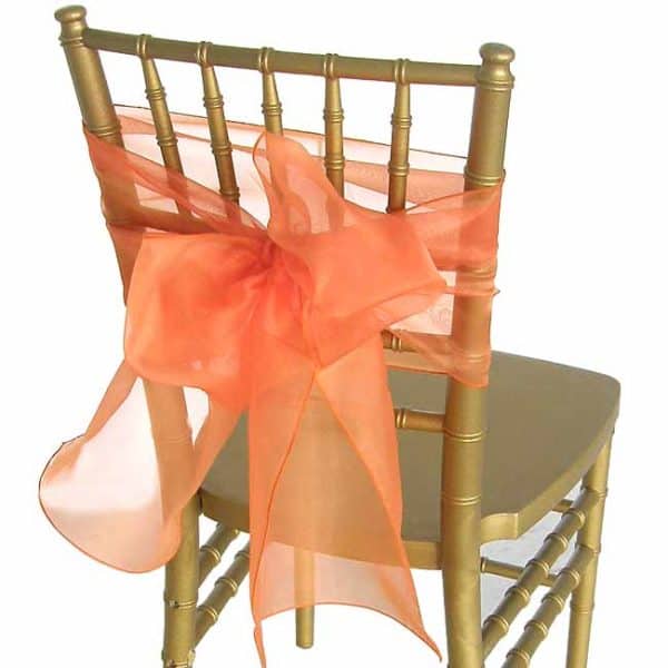 Chair Sash Orange Rental Products