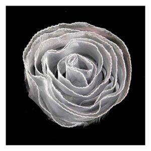 Organza Fabric Flower - Silver